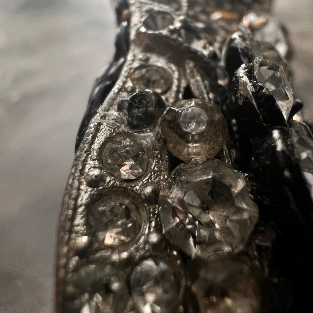 Handmade Rhinestone Collage Vintage Hair Clip - Picture 10 of 15